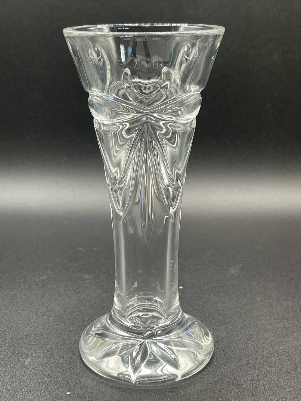 Vintage Waterford Crystal Love Heart Bud Vase